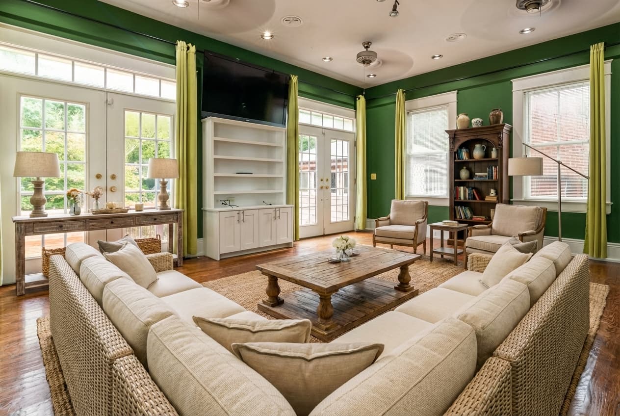 Farmhouse Charm staged