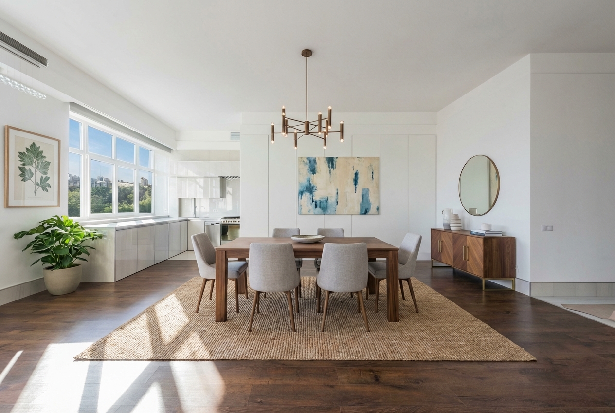 Contemporary staged room